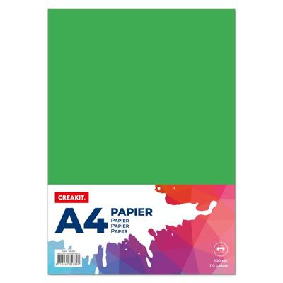 Papier A4 Groen - 100 vel, 110 grams