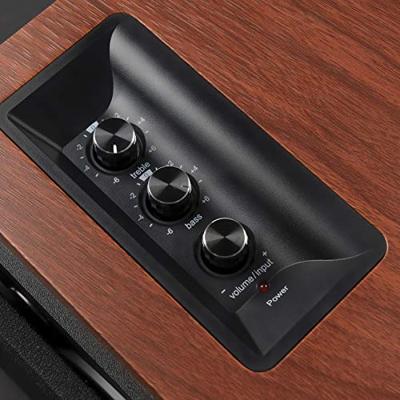 Edifier R1700BTs Actieve Bluetooth-luidspreker - Bluetooth v5.0, 2.0 draadloze close-up studio luidspreker - 66w RMS met subwoofer uitgang - houten behuizing