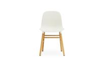 Normann Copenhagen Form eetkamerstoel White vierpoot eikenhout - thumbnail