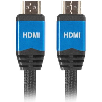 Lanberg CA-HDMI-20CU-0018-BL HDMI kabel 1,8 m HDMI Type A (Standaard) Zwart - thumbnail