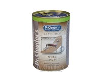 Dr. Clauder's Sensible puur paard natvoer hond 6 x 400 g - thumbnail