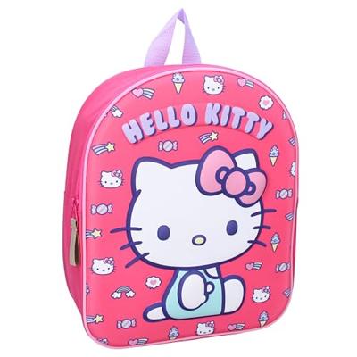 Rugzak Hello Kitty 32x26x11cm roze
