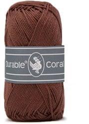 Durable Coral 385 Coffee - Haakgaren / Breigaren