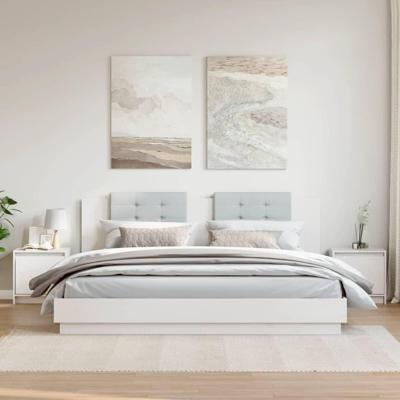 Nachtkastjes 2 st 40x30,5x40 cm massief grenenhout wit