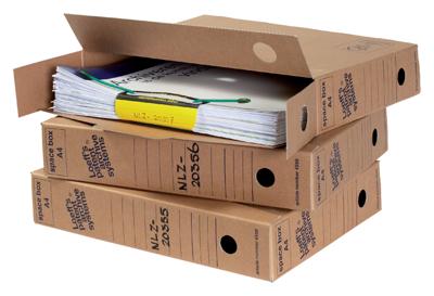 Loeff's archiefdozen Space box Ft 320 x 240 x 60 mm, pak van 50 stuks Loeff's archiefdozen Space box Ft 320 x 240 x 60 mm, pak van 50 stuks