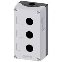Siemens 3SU1853-0AA00-0AB1 3SU18530AA000AB1 Lege behuizing 3 inbouwplaatsen, Voor bodembevestiging (l x b x h) 158.4 x 85 x 64 mm Grijs 1 stuk(s) - thumbnail