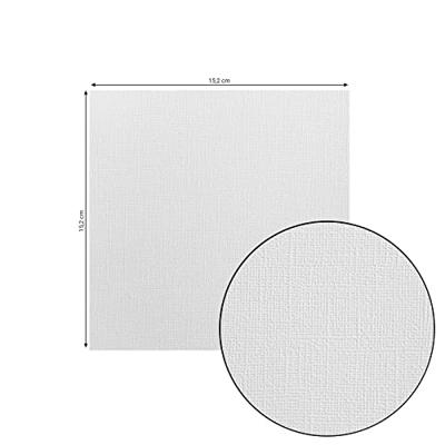 Florence • cardstock papier 216g textuur 15,2x15,2cm wit 24x