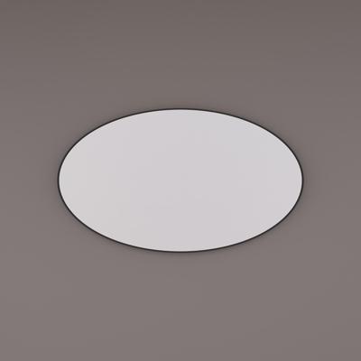 Spiegel Hipp Design SPV 8500 Ovaal Met Frame Mat Zwart (Alle Maten)