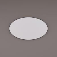 Spiegel Hipp Design SPV 8500 Ovaal Met Frame Mat Zwart (Alle Maten) - thumbnail