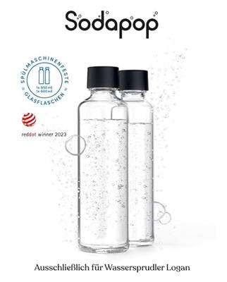 Sodapop Glazen fles Glas (helder)