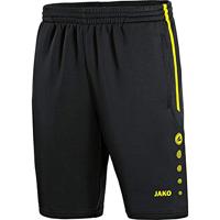 JAKO 8595 Trainingsshort Active - Zwart/Fluogeel - XL - thumbnail