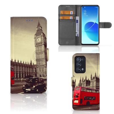 OPPO Reno 6 Pro Plus 5G | Flip Cover | Londen OPPO Reno 6 Pro Plus 5G | Flip Cover | Londen