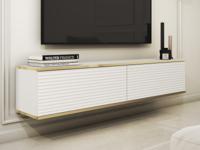 Tv-meubel ORIKA 2 klapdeuren wit - thumbnail