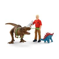 Schleich dinosaurs tyrannosaurus rex aanval 41465 - thumbnail