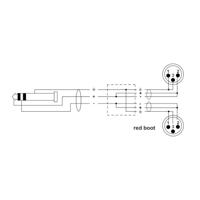 CORDIAL 1,8 M REAN JACKPLUG 3,5 MM/2X XLR M - thumbnail