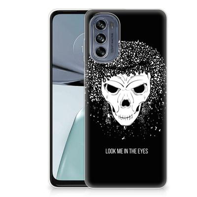 Silicone Back Case Motorola Moto G62 5G Skull Hair Silicone Back Case Motorola Moto G62 5G Skull Hair