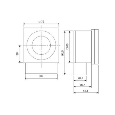 Finder 12.31.8.230.0007 Schakelklok voor frontopbouw 230 V/AC Weekprogramma
