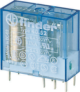 Finder 40.52.8.230.0000 Printrelais 230 V/AC 8 A 2x wisselcontact 1 stuk(s)