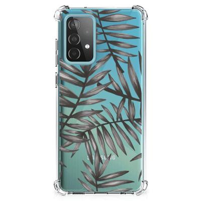 Samsung Galaxy A52 4G/5G Case Leaves Grey Samsung Galaxy A52 4G/5G Case Leaves Grey