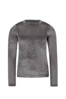 Like Flo winter velvet mesh top meisjes teens - grijs - Elina - voering - thumbnail