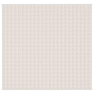 Verzwaringsdeken 220x230 cm 11 kg stof lichtcrmekleurig Verzwaringsdeken 220x230 cm 11 kg stof lichtcrmekleurig