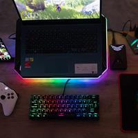 Surefire Gaming KingPin X1 Gaming-toetsenbord Kabelgebonden, USB QWERTY, Italiaans Zwart Verlicht, Multimediatoetsen - thumbnail