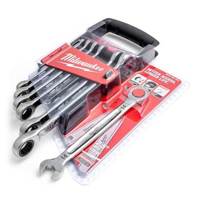 Milwaukee Accessoires MAX BITE | Metrische Ratel Combinatiesleutel-set | 7-delig - 4932464993