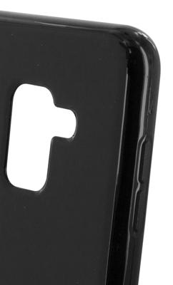 Classic TPU Case Samsung Galaxy A8 (2018) - Smartphonehoesje - TPU / Siliconen - zwart