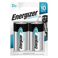Batterij energizer max plus 2x d alkaline - thumbnail