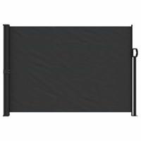 VidaXL Windscherm uittrekbaar 140x500 cm zwart - thumbnail