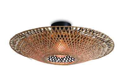 GOOD&MOJO Plafondlamp 'Kalimantan' Small, Bamboe, kleur Naturel GOOD&MOJO Plafondlamp 'Kalimantan' Small, Bamboe, kleur Naturel