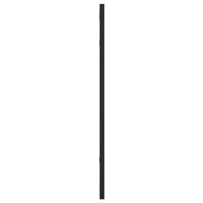 Wandspiegel rechthoekig 50x60 cm ijzer zwart