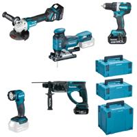 Makita DLX5044TJ Accu 18v speciale actieset - DLX5044TJ - thumbnail