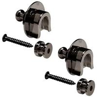 Boston BSL-20-BC straplocks zwart chroom (inclusief schroeven) - thumbnail