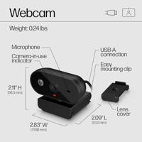 HP 325 Full HD-webcam 1920 x 1080 Pixel Microfoon - thumbnail