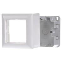 Jung AS581AWW Opbouwbehuizing Frame 1-voudig Alpine-wit 1 stuk(s) - thumbnail