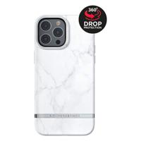Richmond & Finch Freedom Series One-Piece Apple iPhone 13 Pro White Marble - thumbnail
