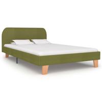 vidaXL Bedframe stof groen 120x200 cm - thumbnail