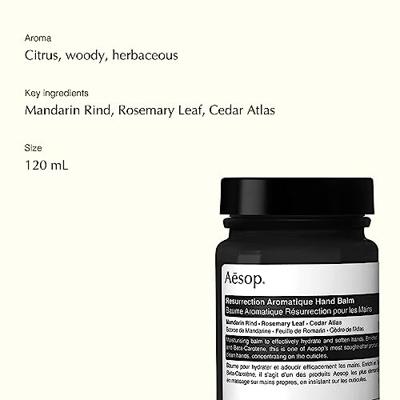 Aesop Resurrection Aromatique Hand Balm 120ml