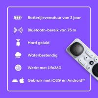Tile by Life360 Sticker (2024) - Kleine Bluetooth-tracker, afstandsbedieningfinder en itemfinder voor fietsen, bril en meer. Zowel iOS- als Android-compatibel. Telefoonfinder. 1-pack (zwart) - thumbnail