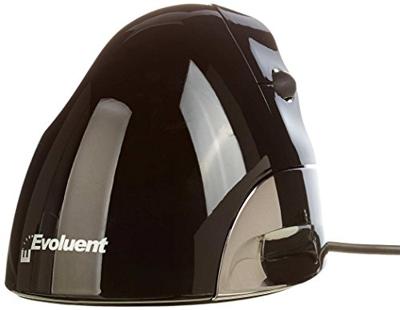 Evoluent Vertical Mouse 4 VM4RW Ergonomische muis Radiografisch Optisch Zwart, Zilver 6 Toetsen 2800 dpi Ergonomisch Evoluent Vertical Mouse 4 VM4RW Ergonomische muis Radiografisch Optisch Zwart, Zilver 6 Toetsen 2800 dpi Ergonomisch