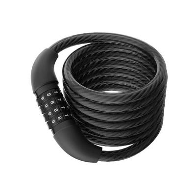 Basi ZR 303 Spiraalkabelslot Zwart Cijferslot