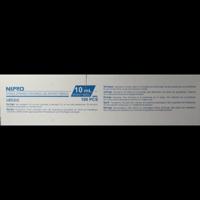 Nipro Injectiespuit luer 10ml 3-delig 100 Stuks - thumbnail