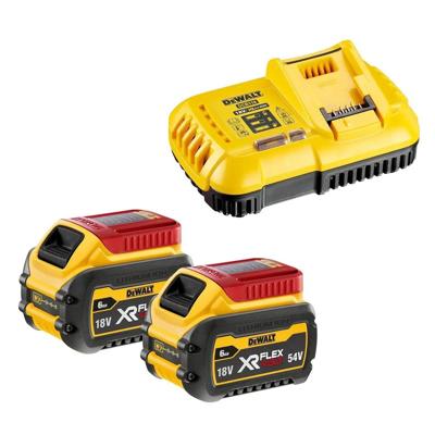 DeWALT DCB118T2 Starterset 2x DCB546 Accu 6.0Ah 54V XR FlexVolt + Snellader DCB118