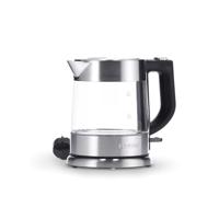 Severin WK3468 Waterkoker RVS/Glas 1L 2200W - thumbnail