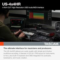 Tascam US-4x4HR USB Audio interface - thumbnail