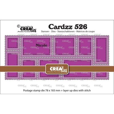 Crealies • cardzz snijmallen postzegelframe slimline nicole