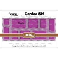 Crealies • cardzz snijmallen postzegelframe slimline nicole - thumbnail