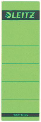 Leitz rugetiketten, zelfklevend, ft 6,1 x 19,1 cm, pak van 10 stuks, groen