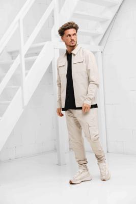 Cruyff Lienzo Trainingspak Heren Beige - Maat XL - Kleur: Beige | Soccerfanshop